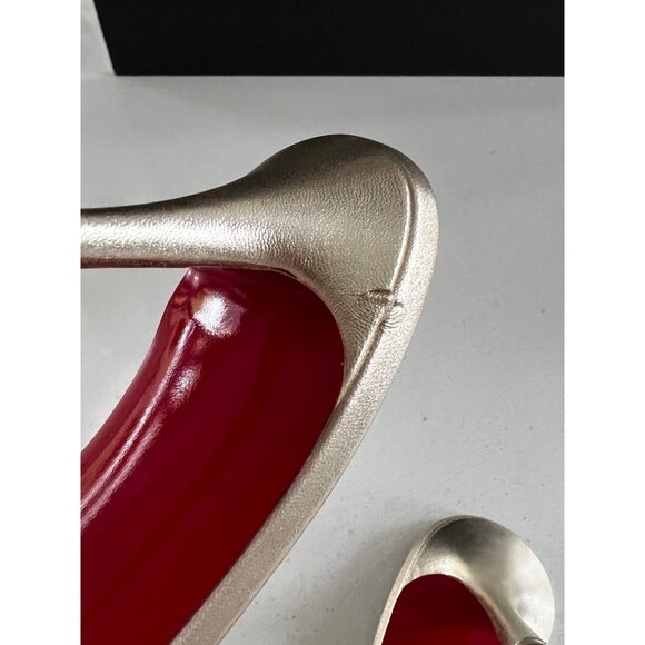 Christian Louboutin Me Dolly Peep Toe Slide Sandal  heels size 39 - Picture 12 of 12